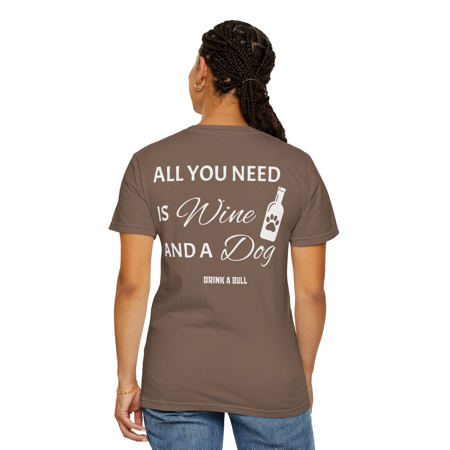 DAB - All you need is Wine and a Dog - Unisex T-shirt